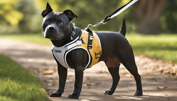 Choisir un harnais adapté pour votre staffie avec confort et sécurité
