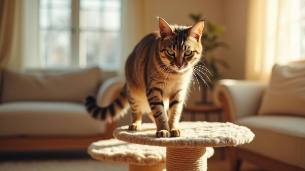 Pourquoi votre chat a besoin d'un arbre à chat en bois