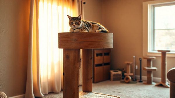 Top 5 avantages d'un arbre à chat en bois pour votre félin