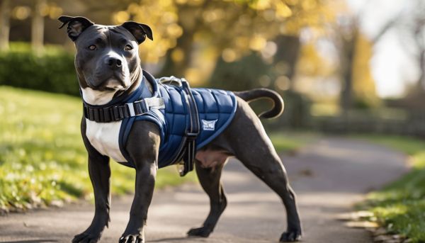 Votre staffie mérite un harnais confortable et ajusté